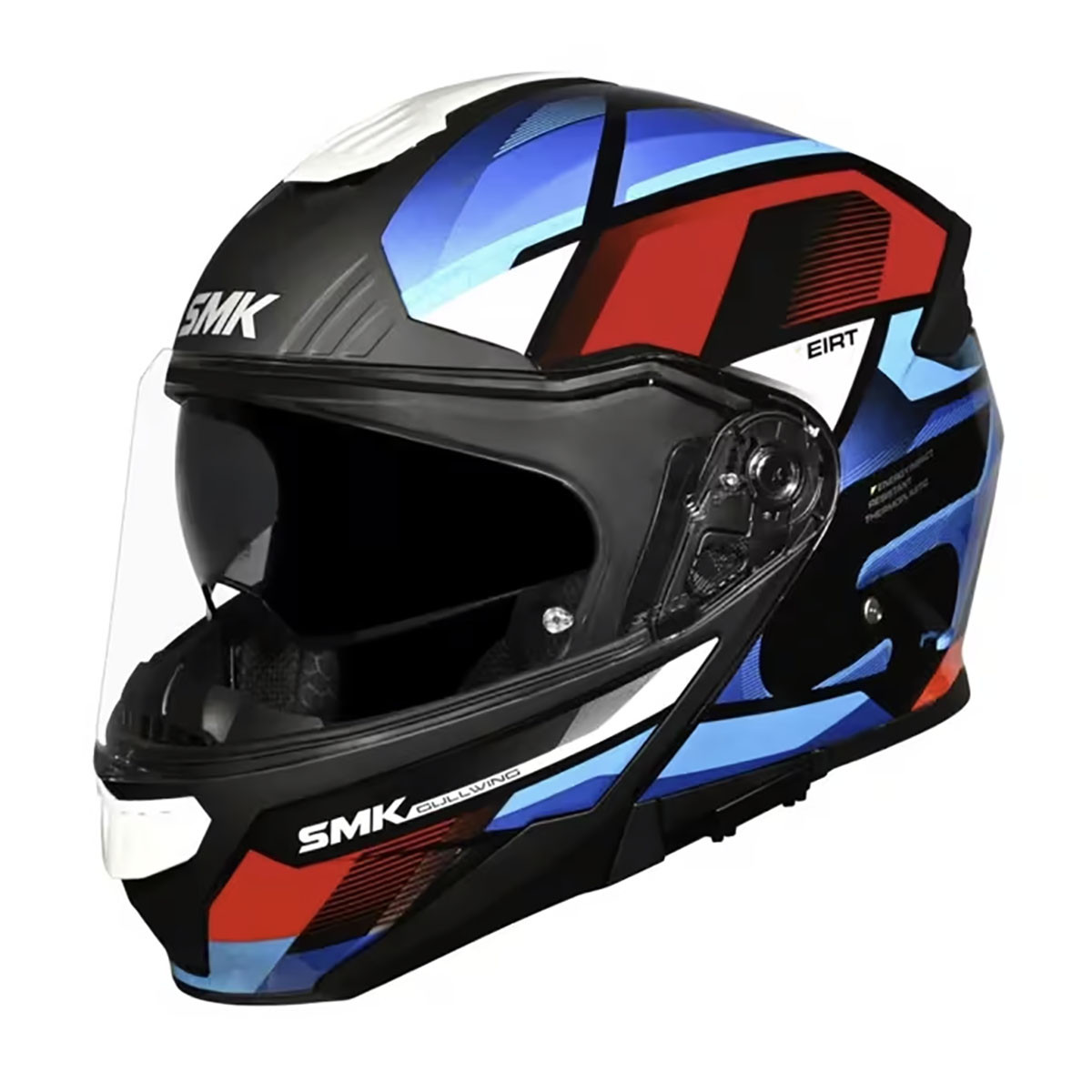 Casco Smk Gullwing Charger Azul Rojo Talla M