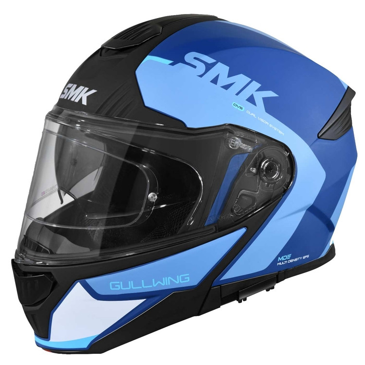 Casco SMK GULLWING KRSTO Azul Mate M