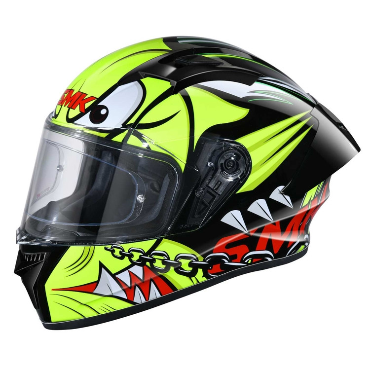 Casco SMK STELLAR MONSTER Amarillo Brillante XL