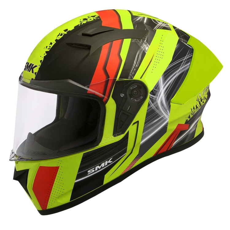 Casco SMK STELLAR SWANK Amarillo Mate L