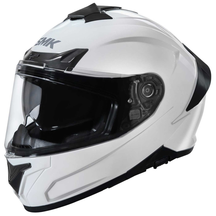 Casco SMK TYPHOON Blanco Brillante M