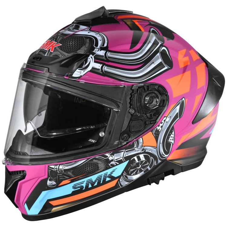 Casco SMK TYPHOON MOTORHEAD Rosa Mate XL