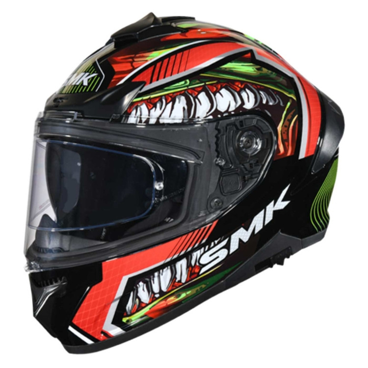 Casco SMK TYPHOON RAPTOR Rojo Brillante XL