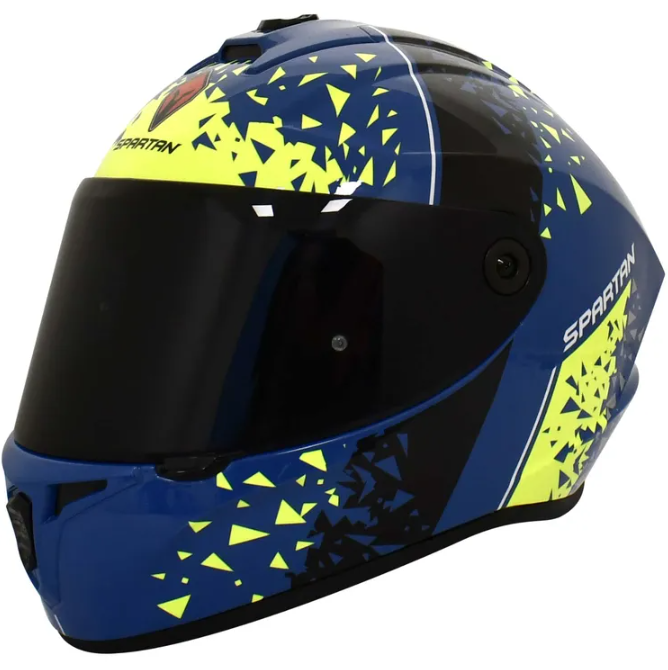 Casco Spartan Draken Broken Azul XL