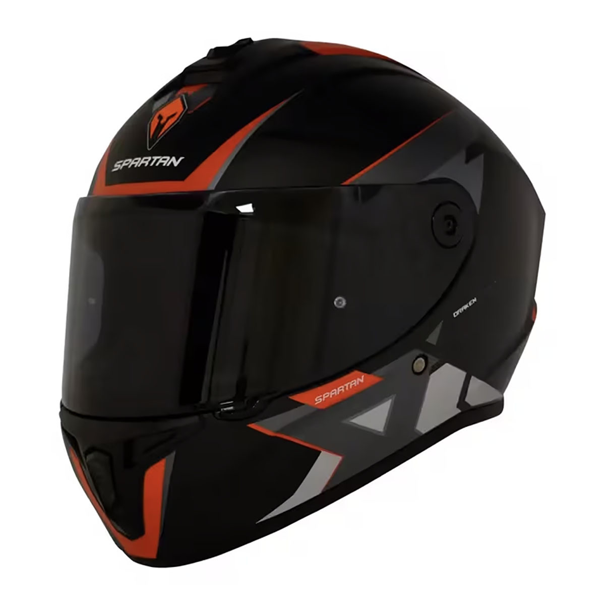 Casco Spartan Draken Frantic Negro Camo Gris L