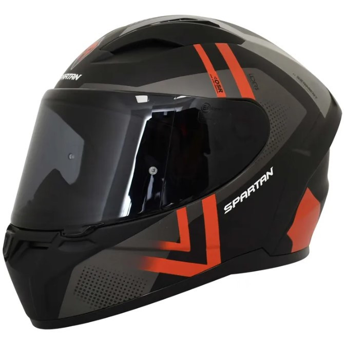Casco Spartan Segment Leaders Rojo Gris  S