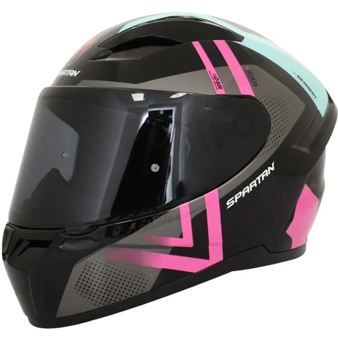 Casco Spartan Segment Leaders Rosado Azul S