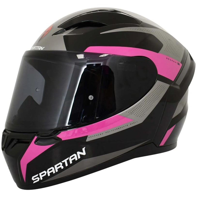 Casco Spartan Segment Ocean Negro Rosado XL