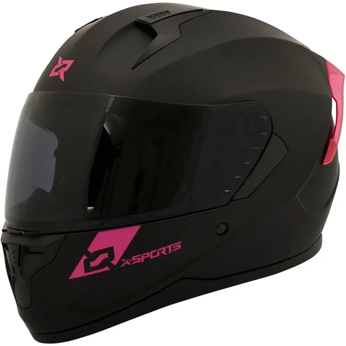 Casco X-Sports M67 Negro Rosa Talla S