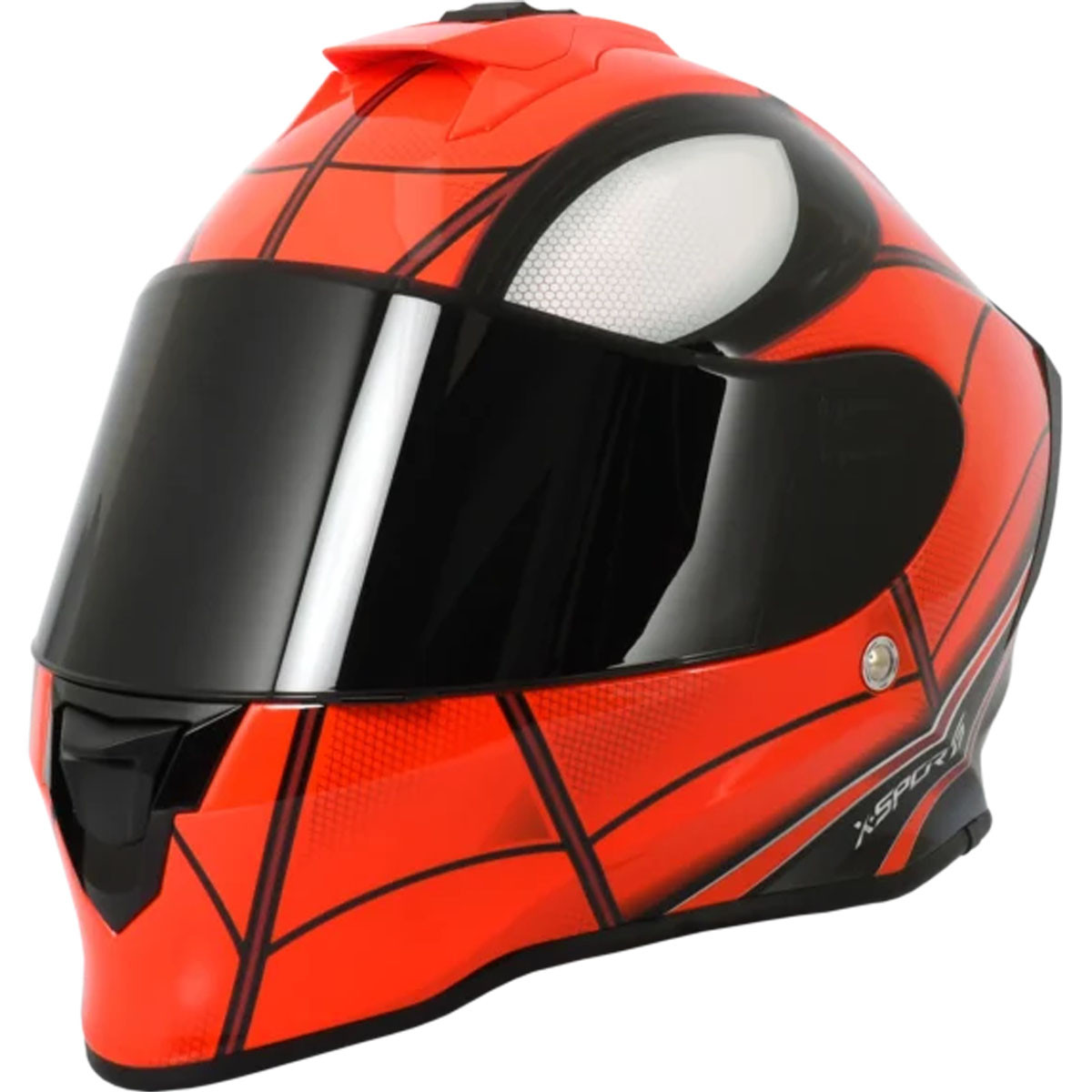 Casco X-Sports V151 Spiderman Rojo Talla M