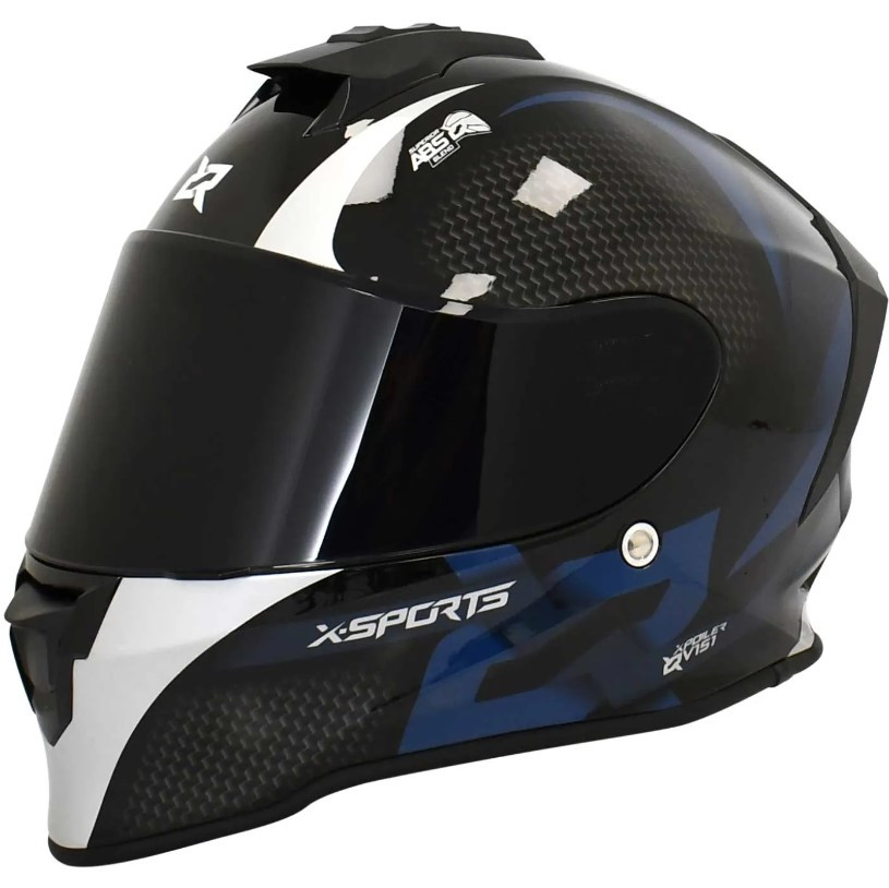 Casco X-SPORTS V151 Track Azul Brillante M