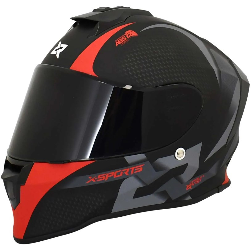 Casco X-SPORTS V151 Track Rojo Mate L