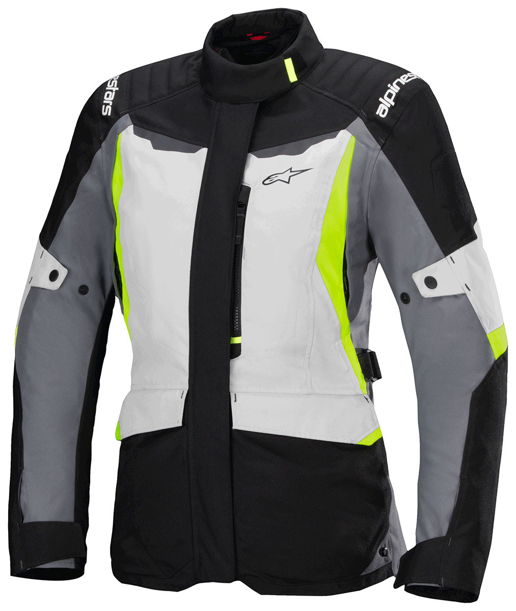 Chaqueta Alpinestars Stella St-1  Waterproof Gris Negro Amarillo Fluo Talla L