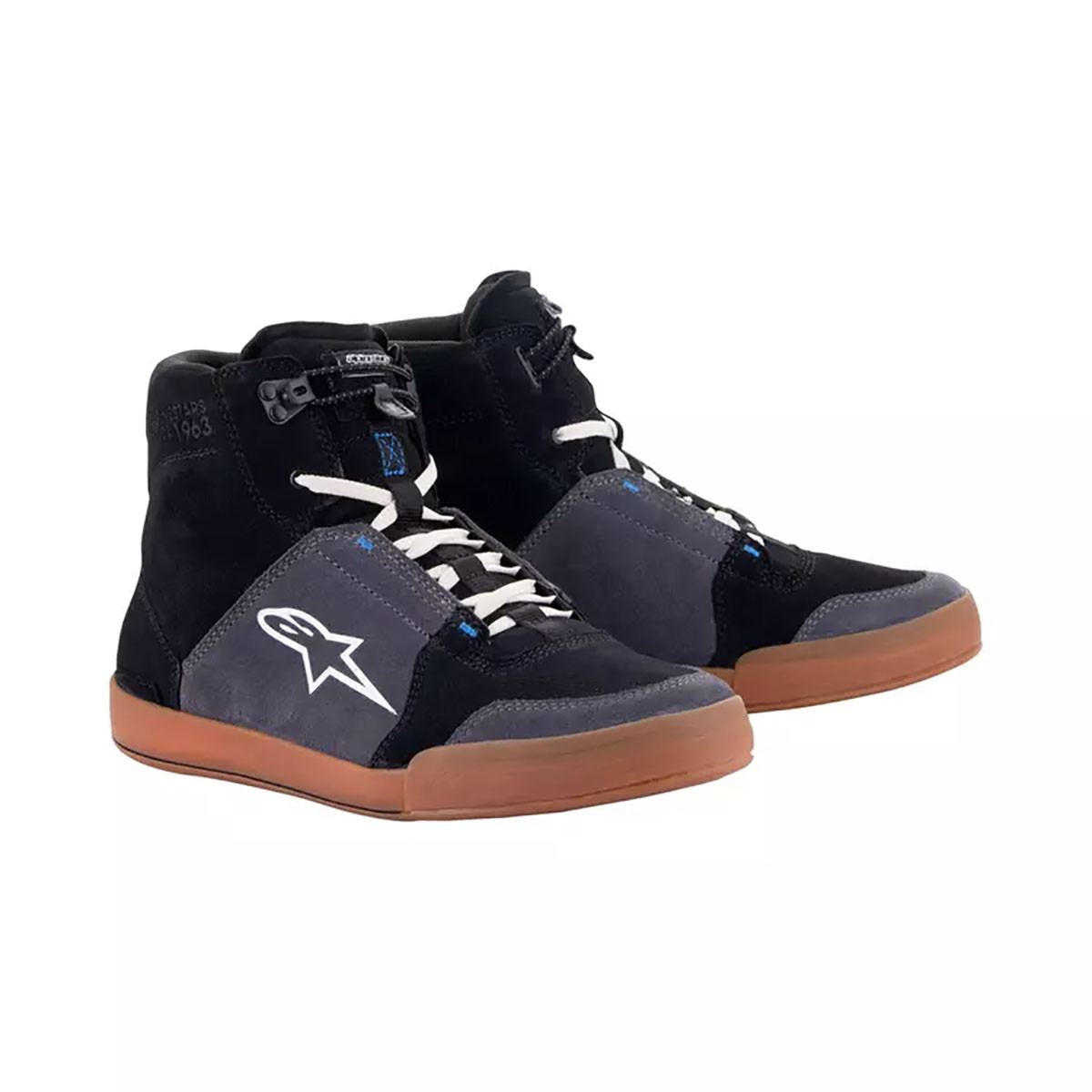 Bota Alpinestars Chrome Negro Gris Talla 7.5