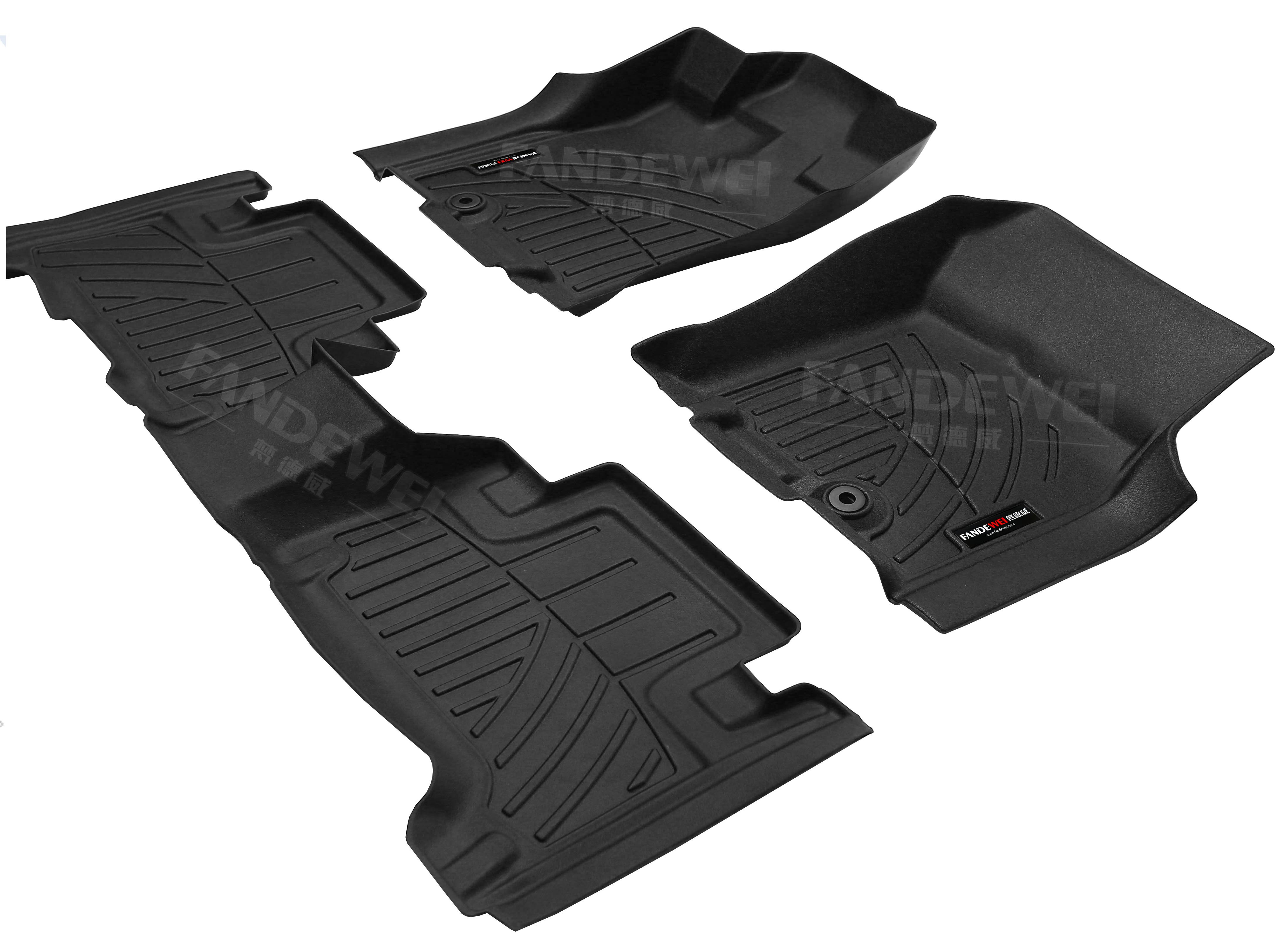 Set de tapetes termoformados 3d LANDCRUISER LC200(7 seats)