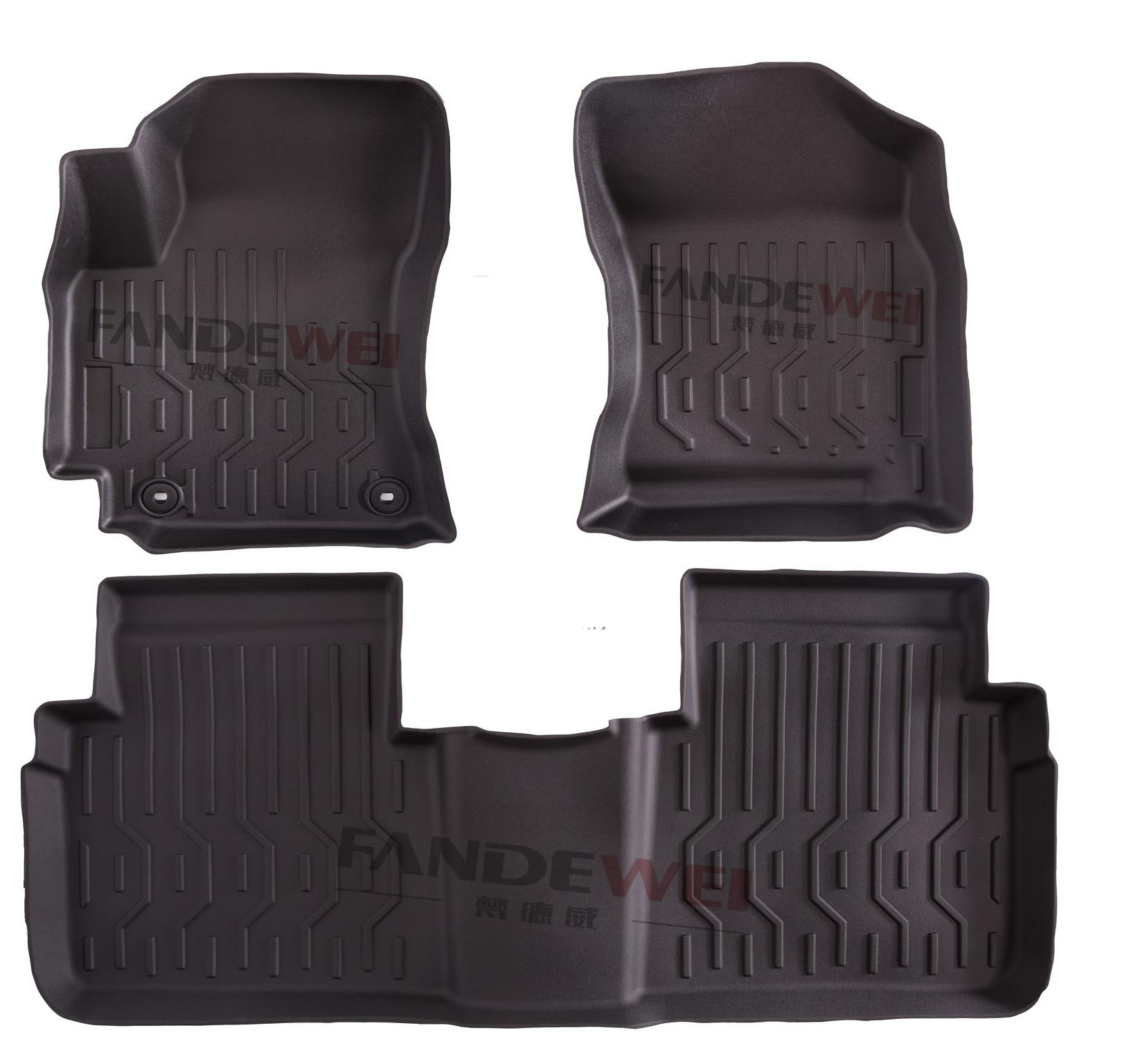 Set de tapetes termoformados 3d Corolla 2018+