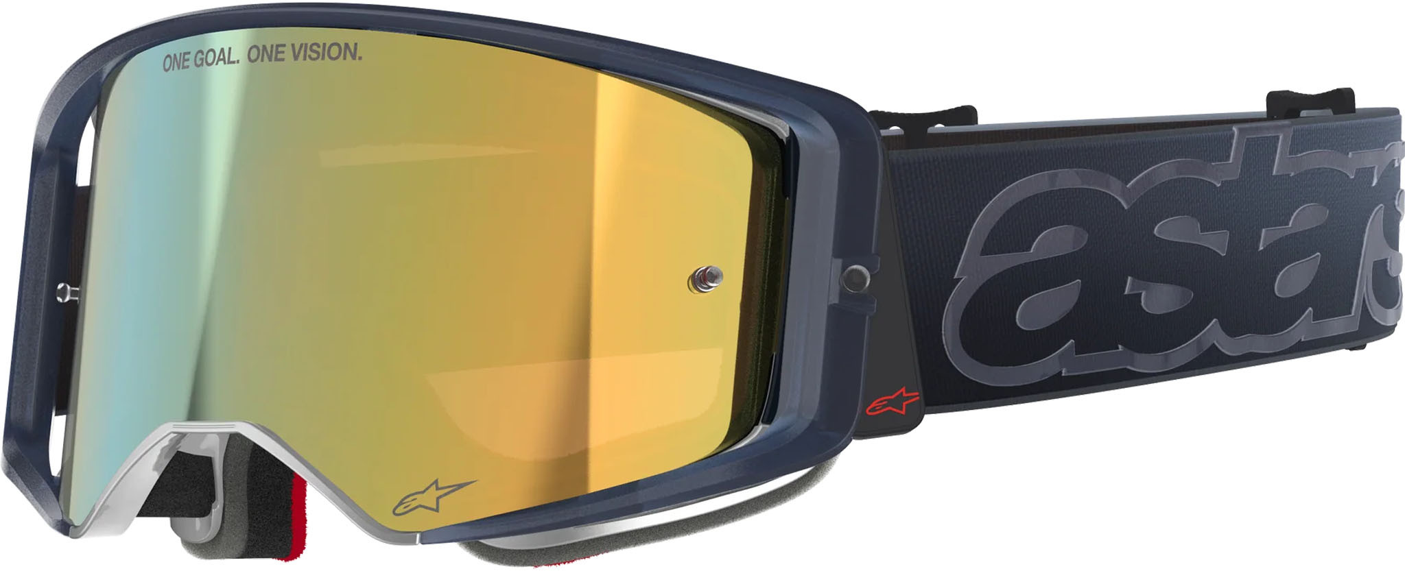 Gafas Alpinestars Supertech Vision Vista Negro Mirror Dorado