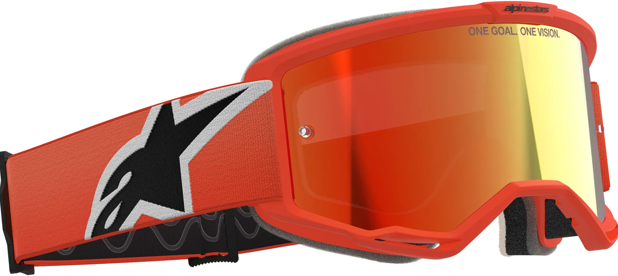Gafas Alpinestars Vision 5 Corp Naranja Mirror Rojo