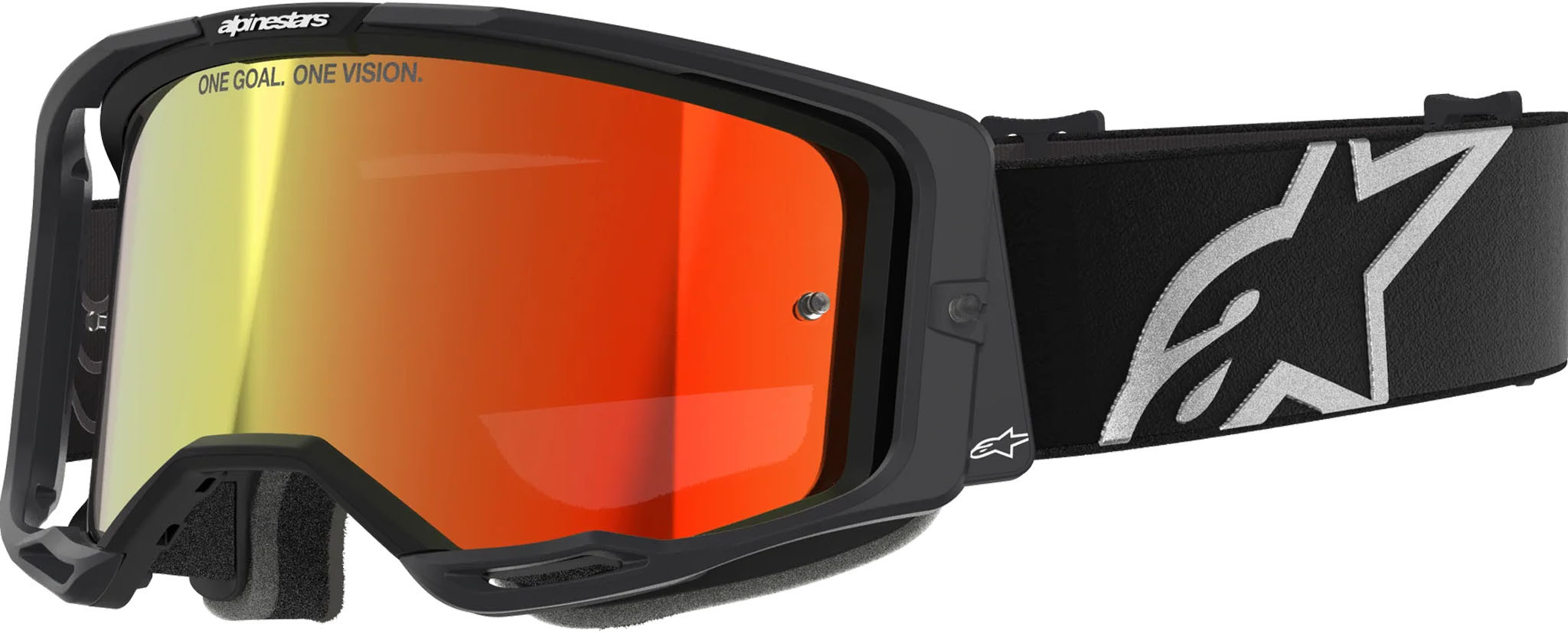 Gafas Alpinestars Vision 8 Corp Negro Mirror Rojo