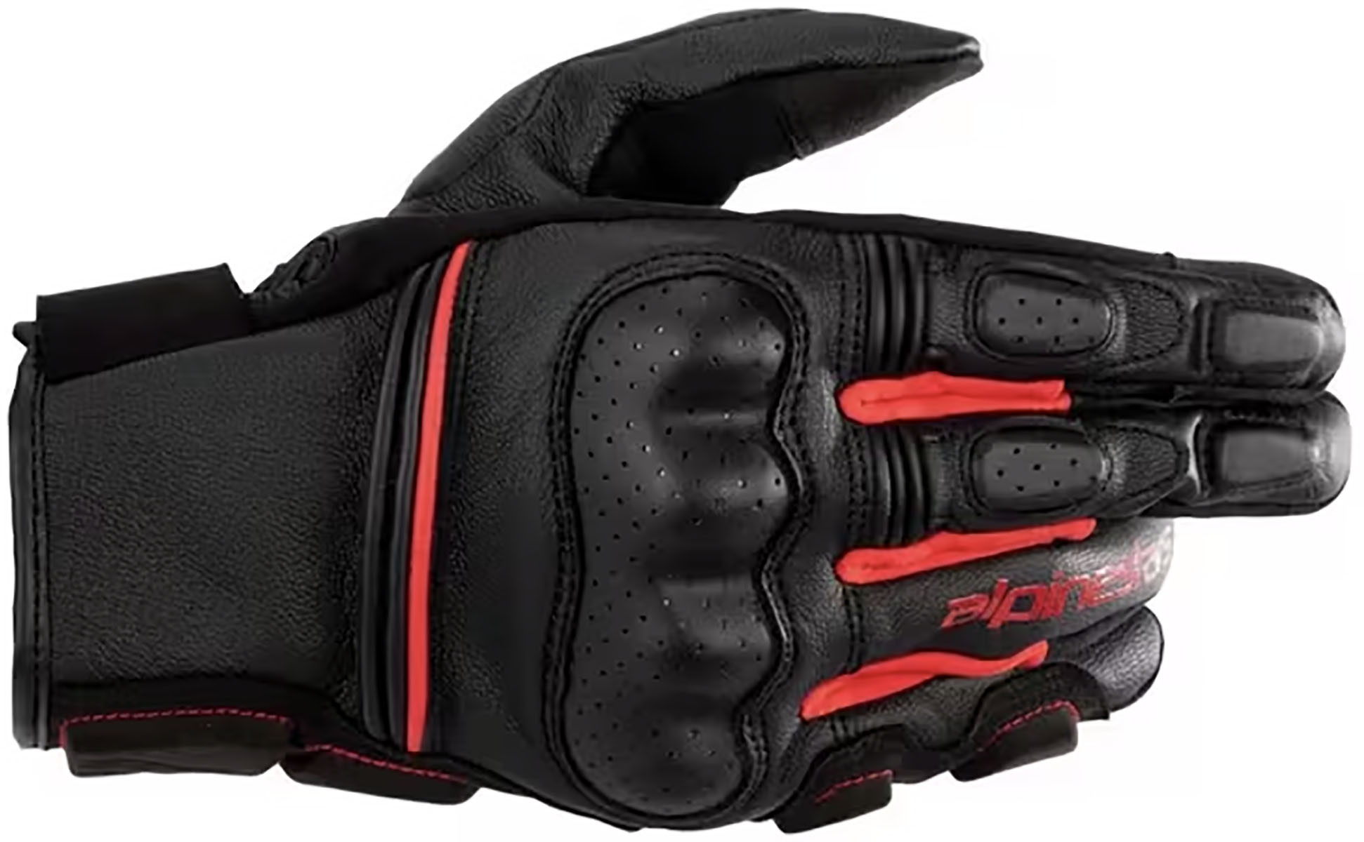 Guantes Alpinestars Phenom Negro Rojo Talla L