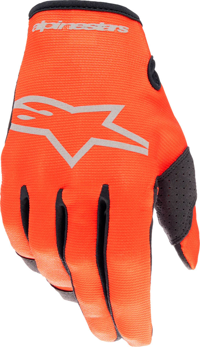 Guantes Alpinestars Radar Youth & Kids Naranja Negro Talla Xs