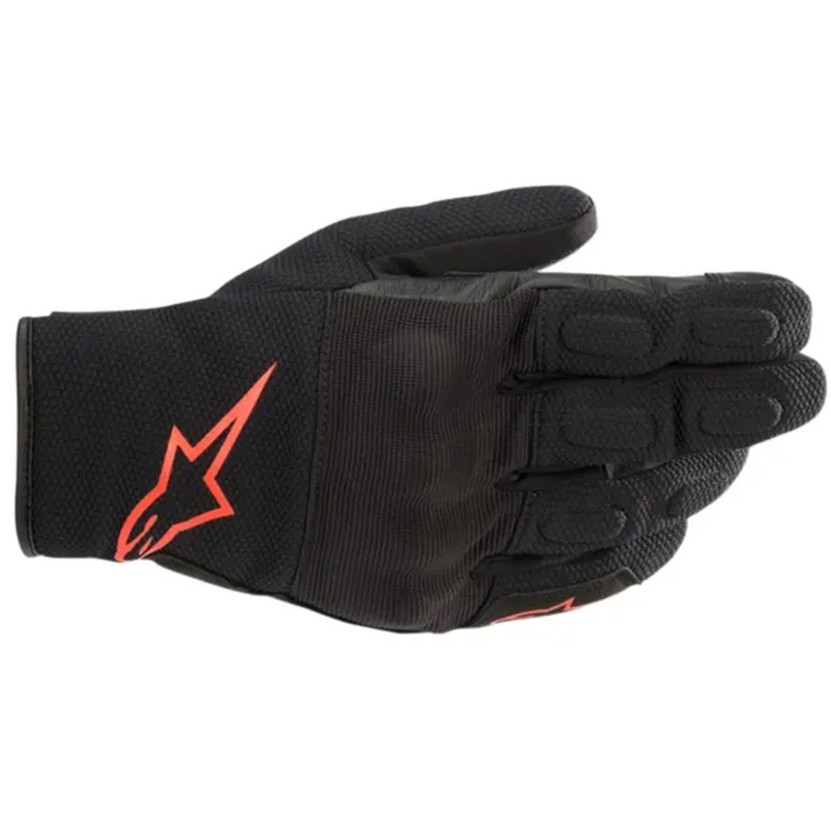 Guantes Alpinestars Smax Drystar Blanco Rojo Fluo Talla Xxl