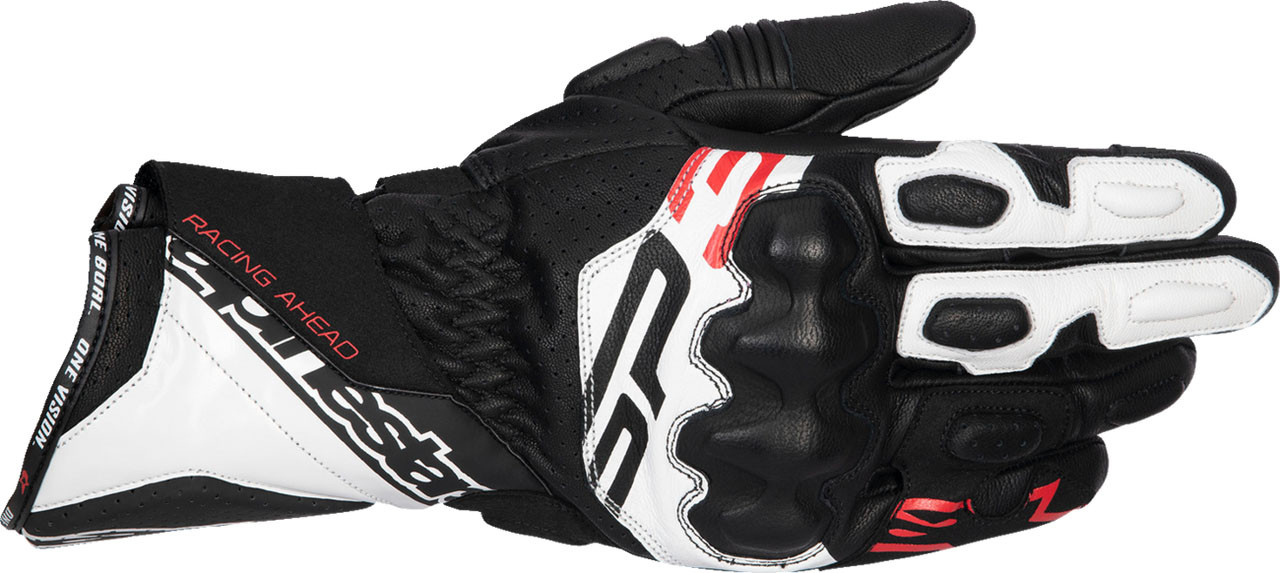 Guantes Alpinestars Sp-3 Negro Blanco Rojo Talla L