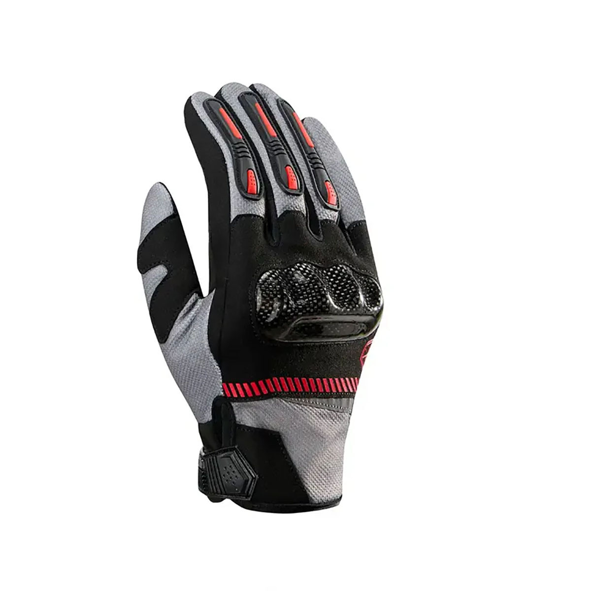 Guantes Scoyco Mc203 Negro Gris Rojo Talla M