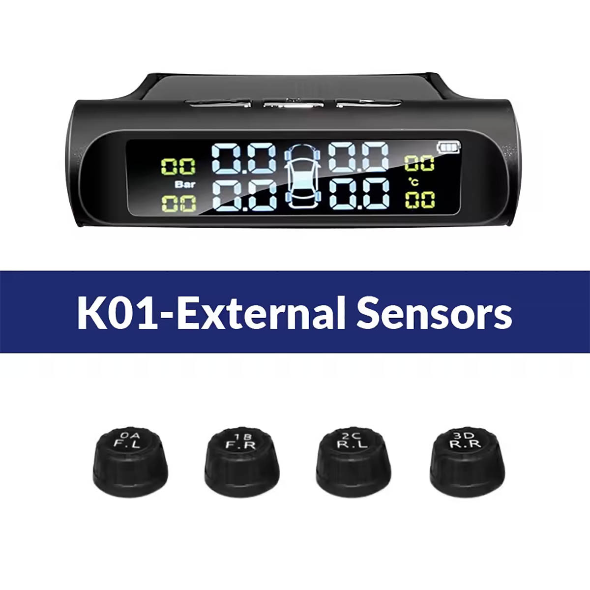 sistema de Monitor de alarma de presión de neumáticos de coche
