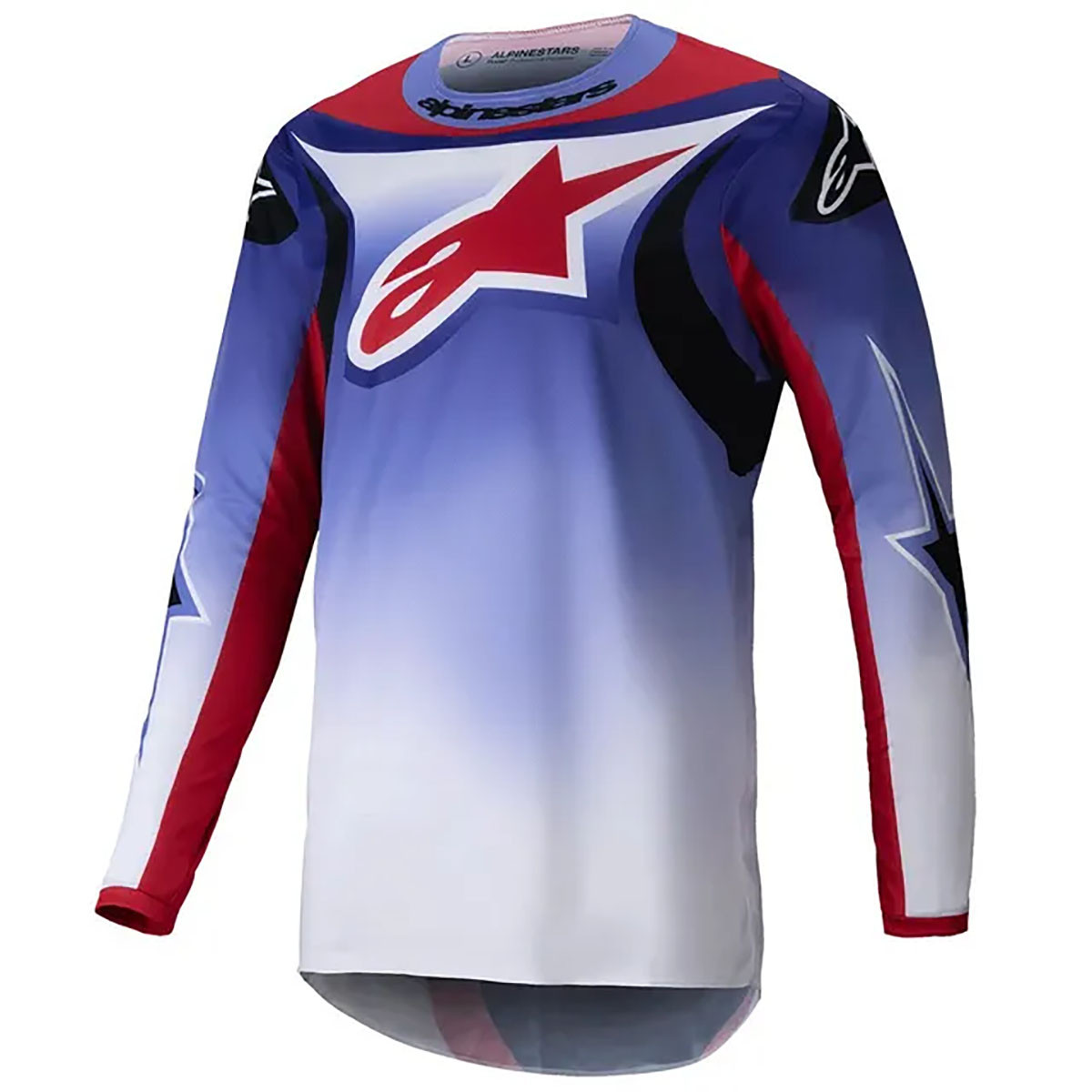 Jersey Alpinestars Fluid Wurx Morado Rojo Talla Xl