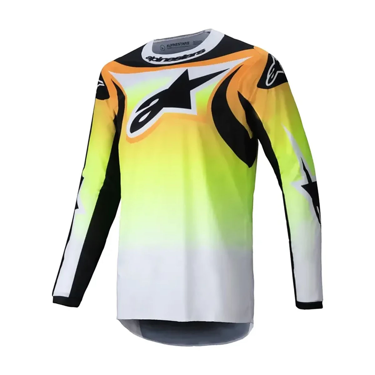 Jersey Alpinestars Fluid Wurx Amarillo Negro Talla Xxl