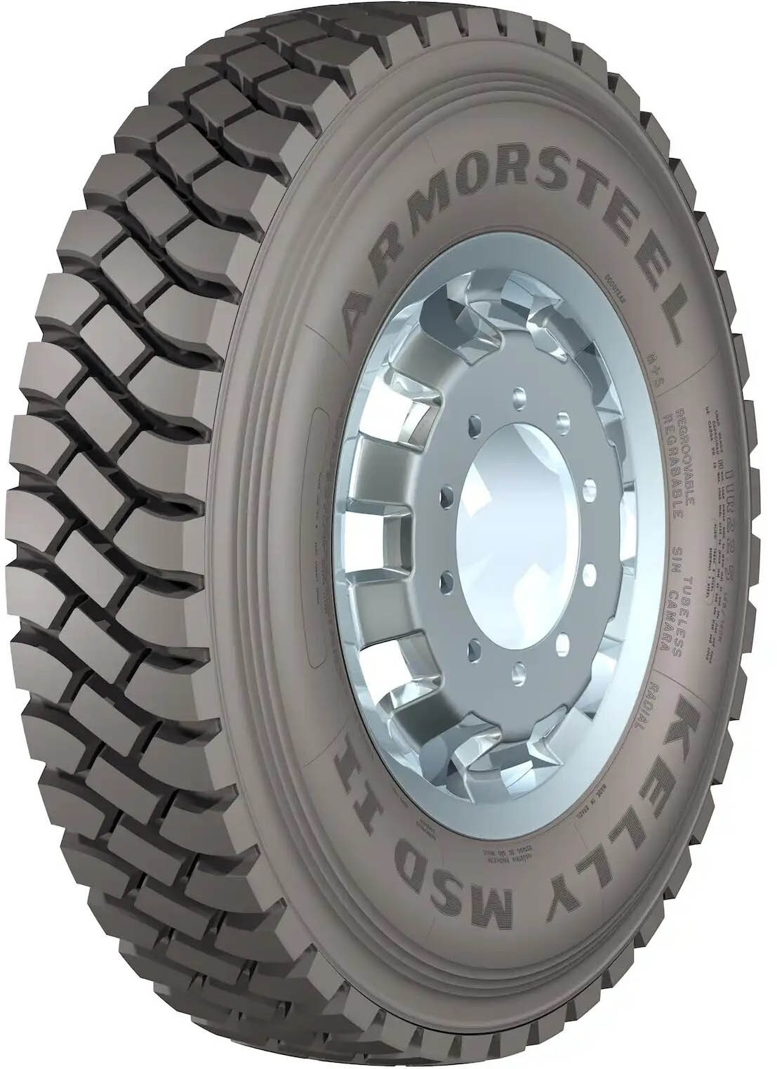 Goodyear armorsteel msd ii 12r22 5 150 147k