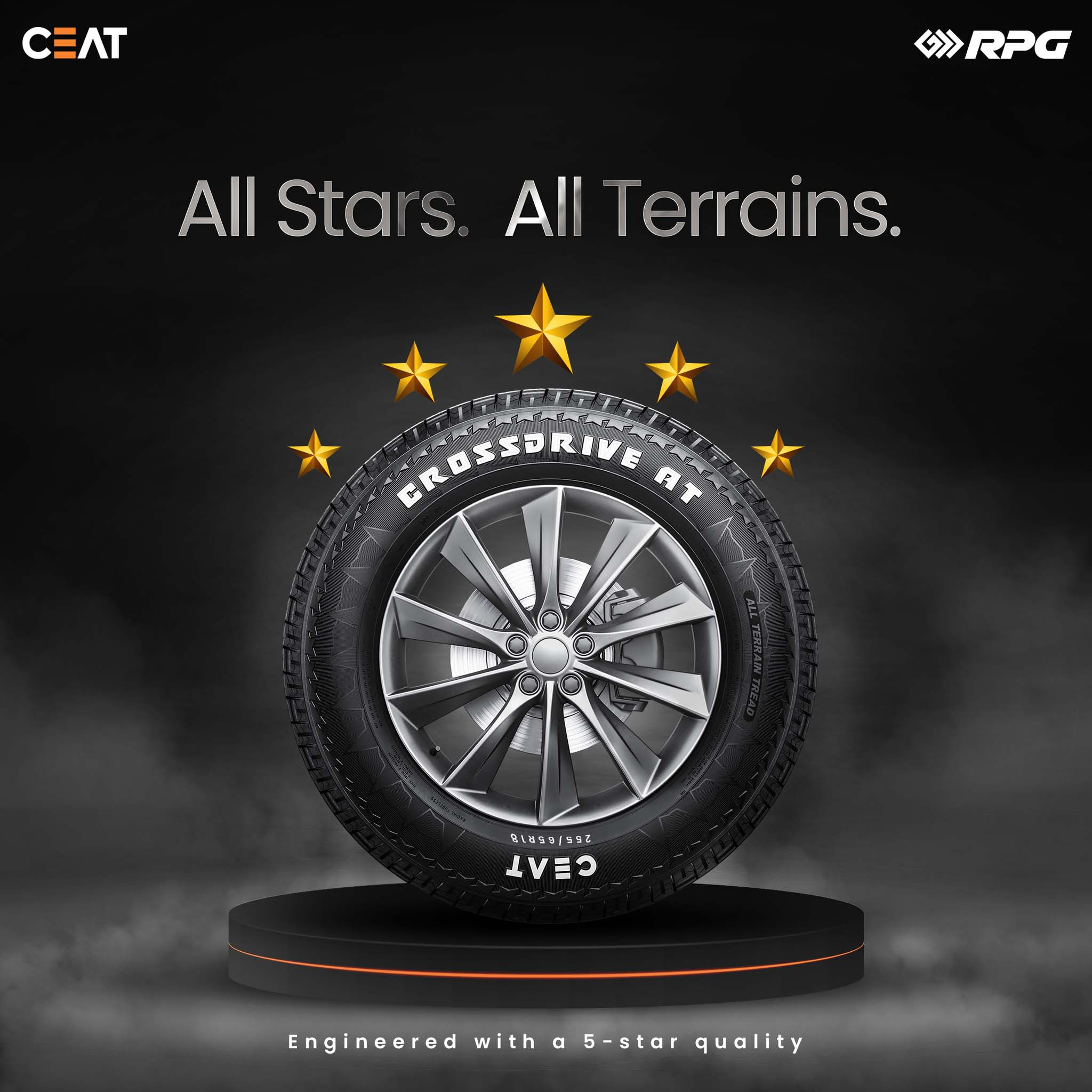 Llanta CEAT Crossdrive A/T P215/75R15 - Virtual Llantas