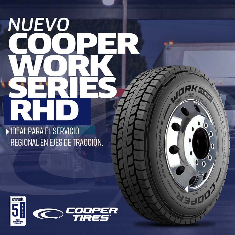 Llanta COOPER Work Series RHD 275/80R22.5 Virtual Llantas