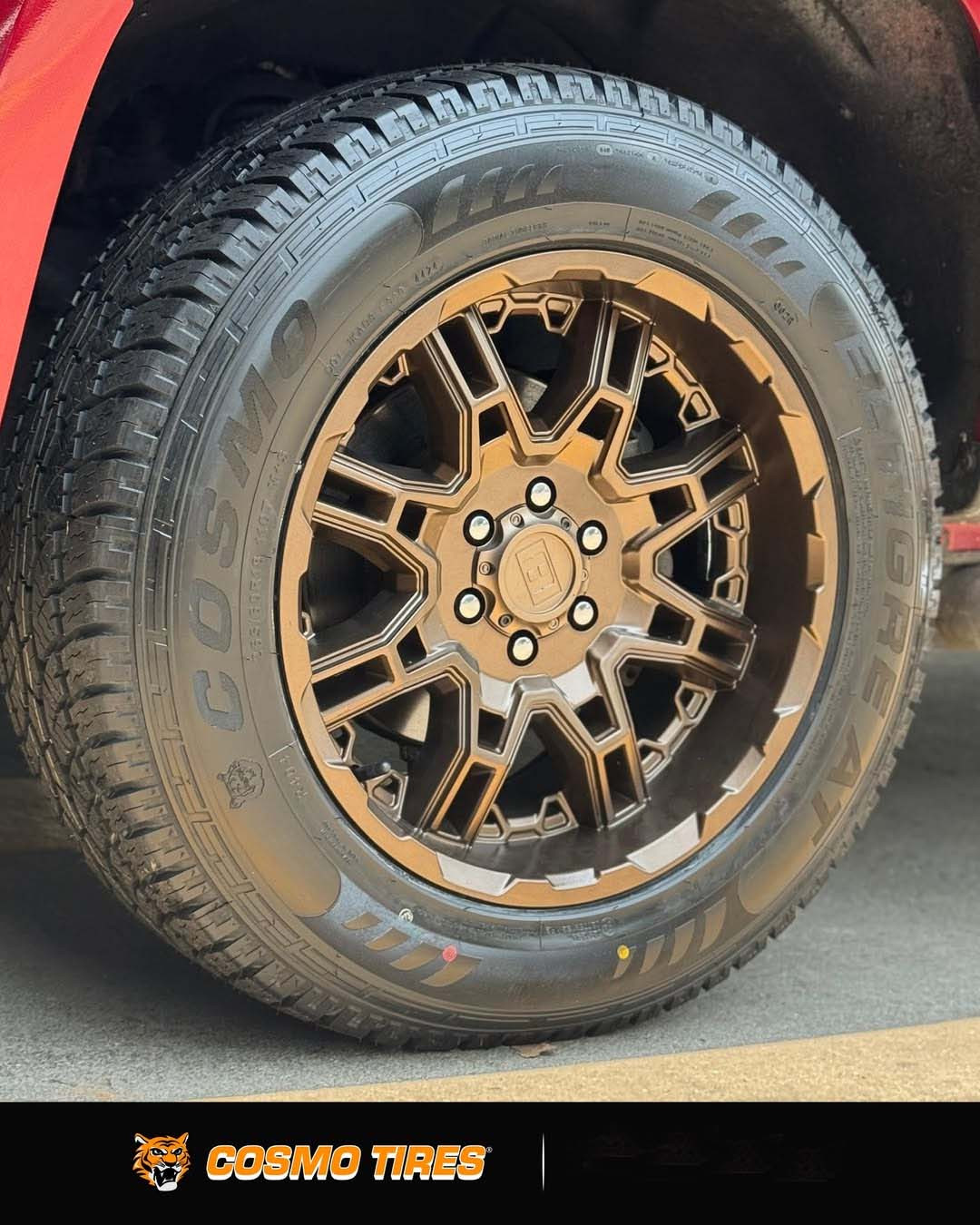 Llanta COSMO El Tigre A/T LT265/70R17 - Virtual Llantas