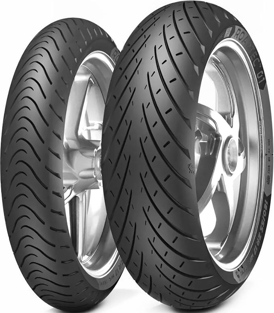 TYRE PAIR METZELER 120/70-10 54L 130/70-16 61S ROADTEC SCOOTER - View #5