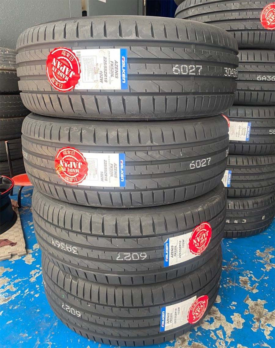 FALKEN AZENIS FK520L 225/50ZR18 4本　中古 ファルケン AZENIS FK520L 225/50ZR18 99W XL 価格比較 - 価格.com