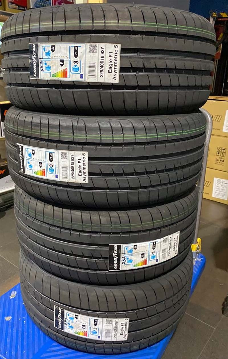 Llanta GOODYEAR Eagle F1 Asymmetric 5 245/45R19 - Virtual Llantas