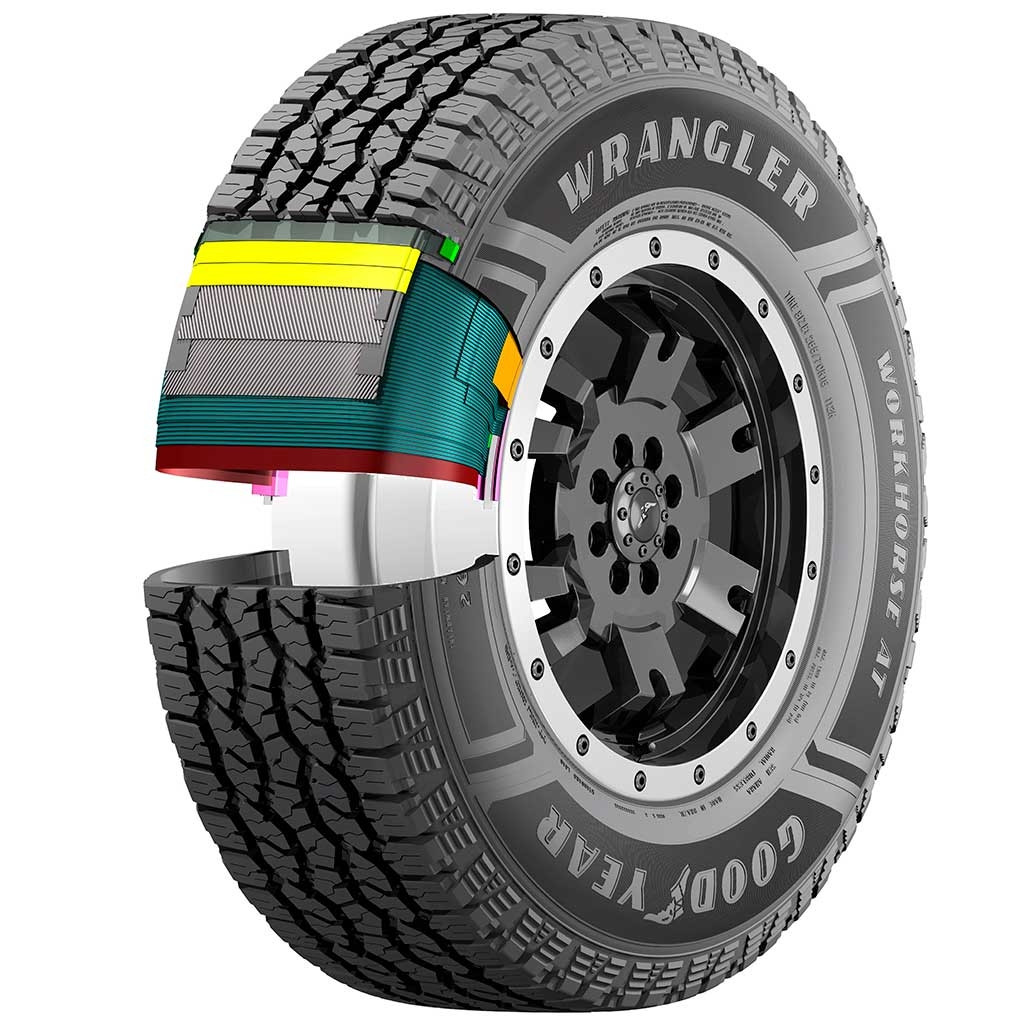 Llanta GOODYEAR Wrangler Workhorse AT P235/70R16 - Virtual Llantas
