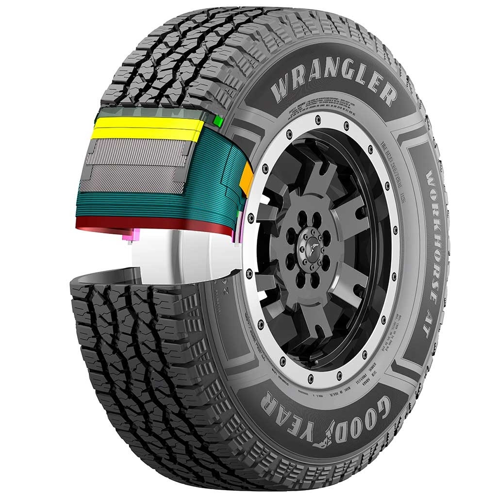 Llanta GOODYEAR Wrangler Workhorse AT P255/70R16 - Virtual Llantas