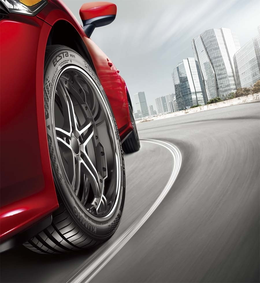 Pneumatico Kumho PS71 ECSTA EV 245/45ZR19 – 1 Unità, Multicolore - 2