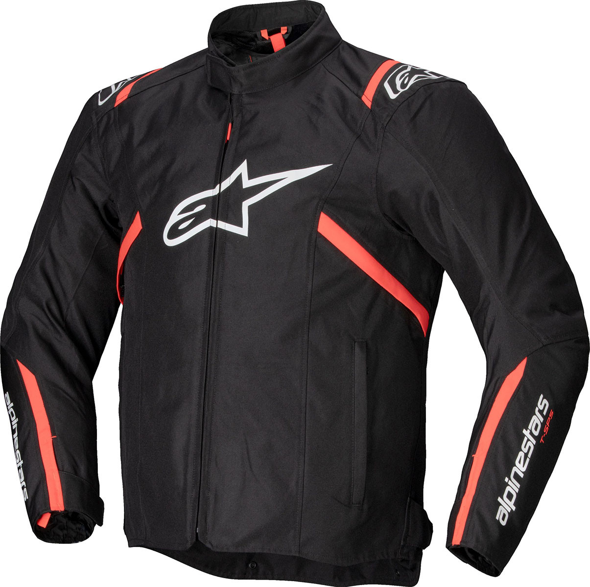 Chaqueta Alpinestars T-Sps V2 Waterproof Negro Blanco Rojo Fluo Talla S