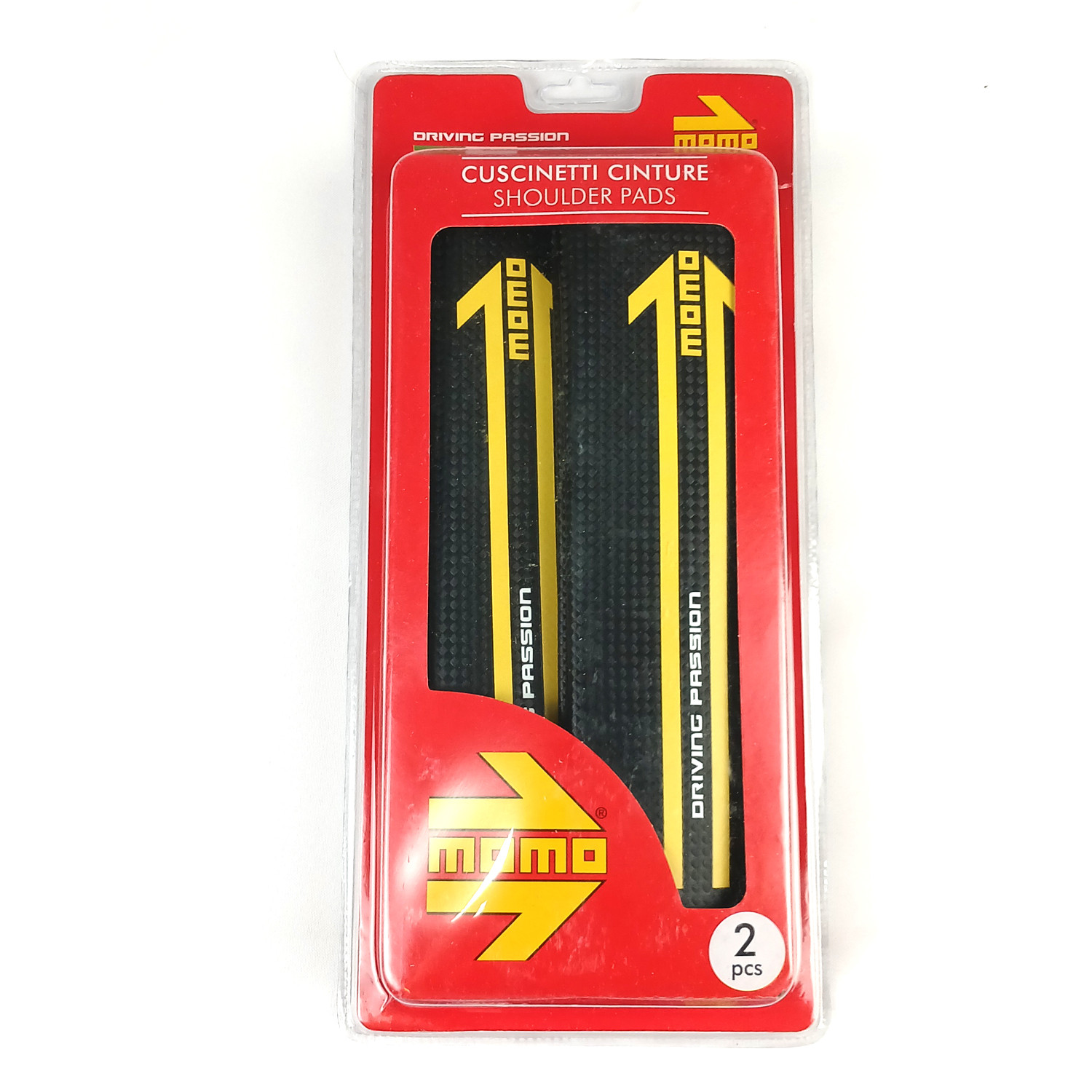 Protector de cinturon Momo Negro fibra de carbono 2 piezas