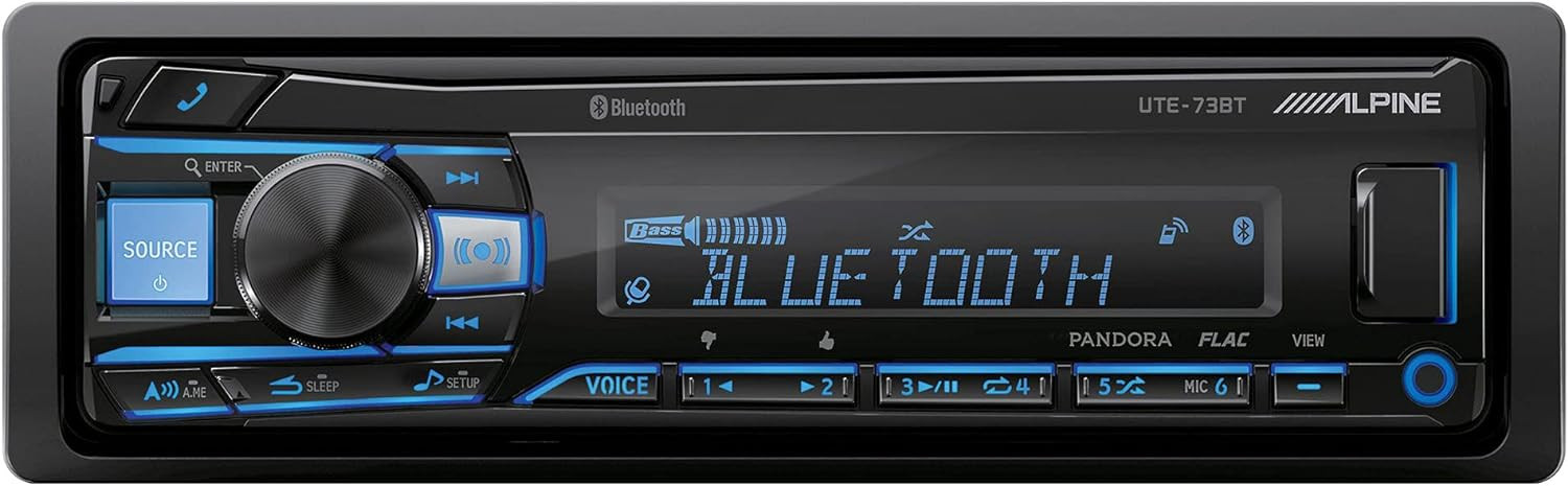 Radio carro + Bluetooth UTE-73BT