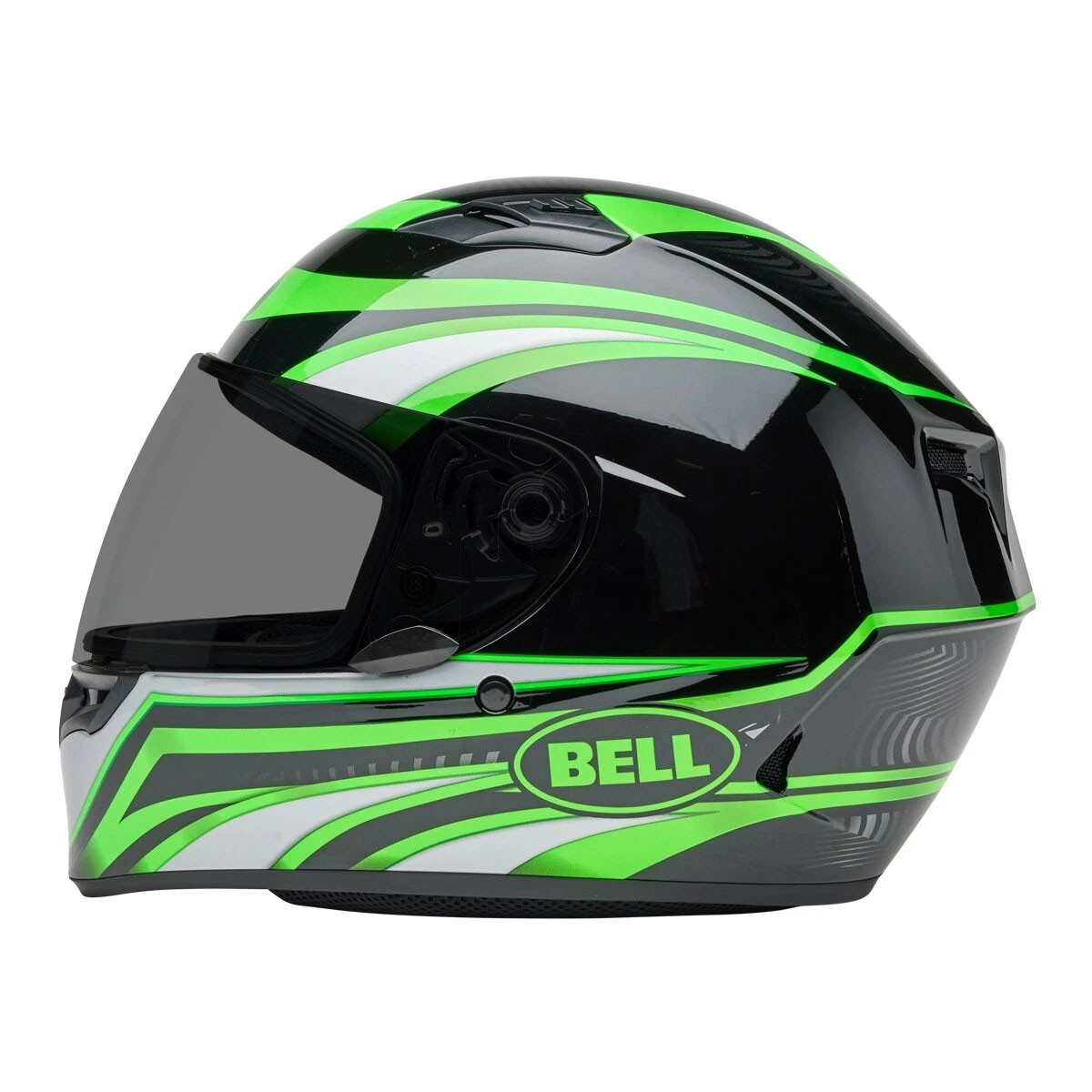 Casco Bell Qualifier Conduit Negro Gris Verde L