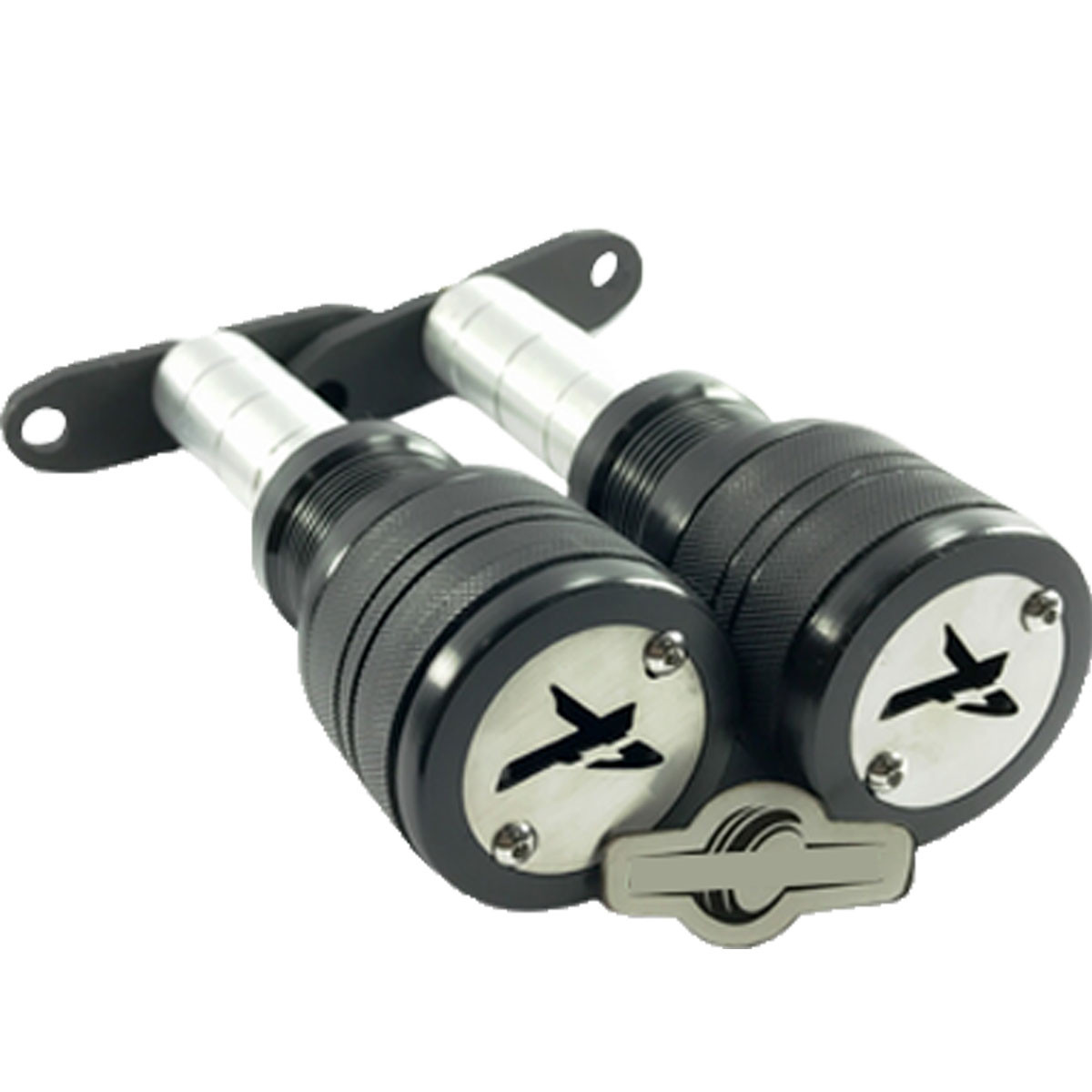 Juego Slider De Motor Cromo 