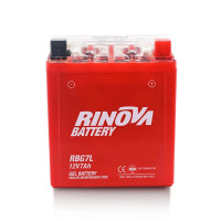 Batería de Gel 12V 7Ah para Motocicleta RBG7L Rinova Battery