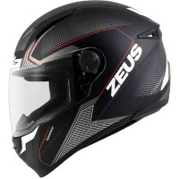 Casco Zeus 811 AL6 Negro Rojo XL Ac