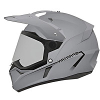 Casco Spartan Wolf DS Gris Negro Mate M Ac