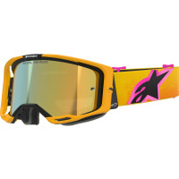 Gafas Alpinestars Vision 8 Corp Naranja Amarillo Rosa Mirror Dorado